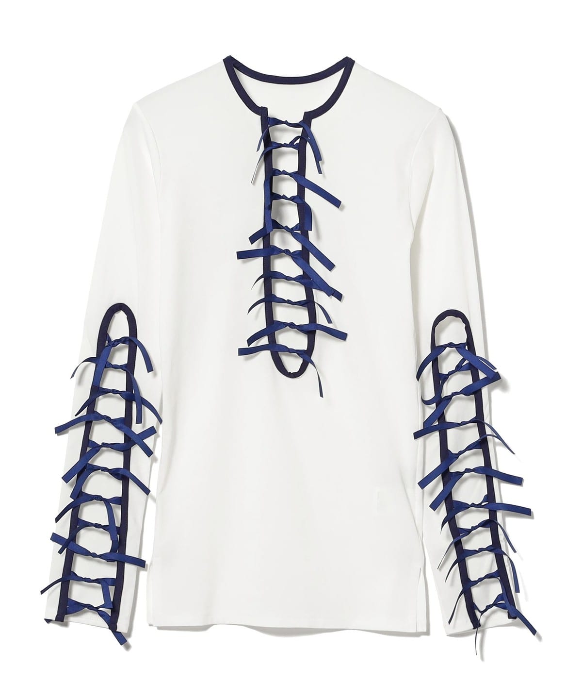 Ray BEAMS（レイ ビームス）FUMIE＝TANAKA / Ribbon Long T-shirt（T