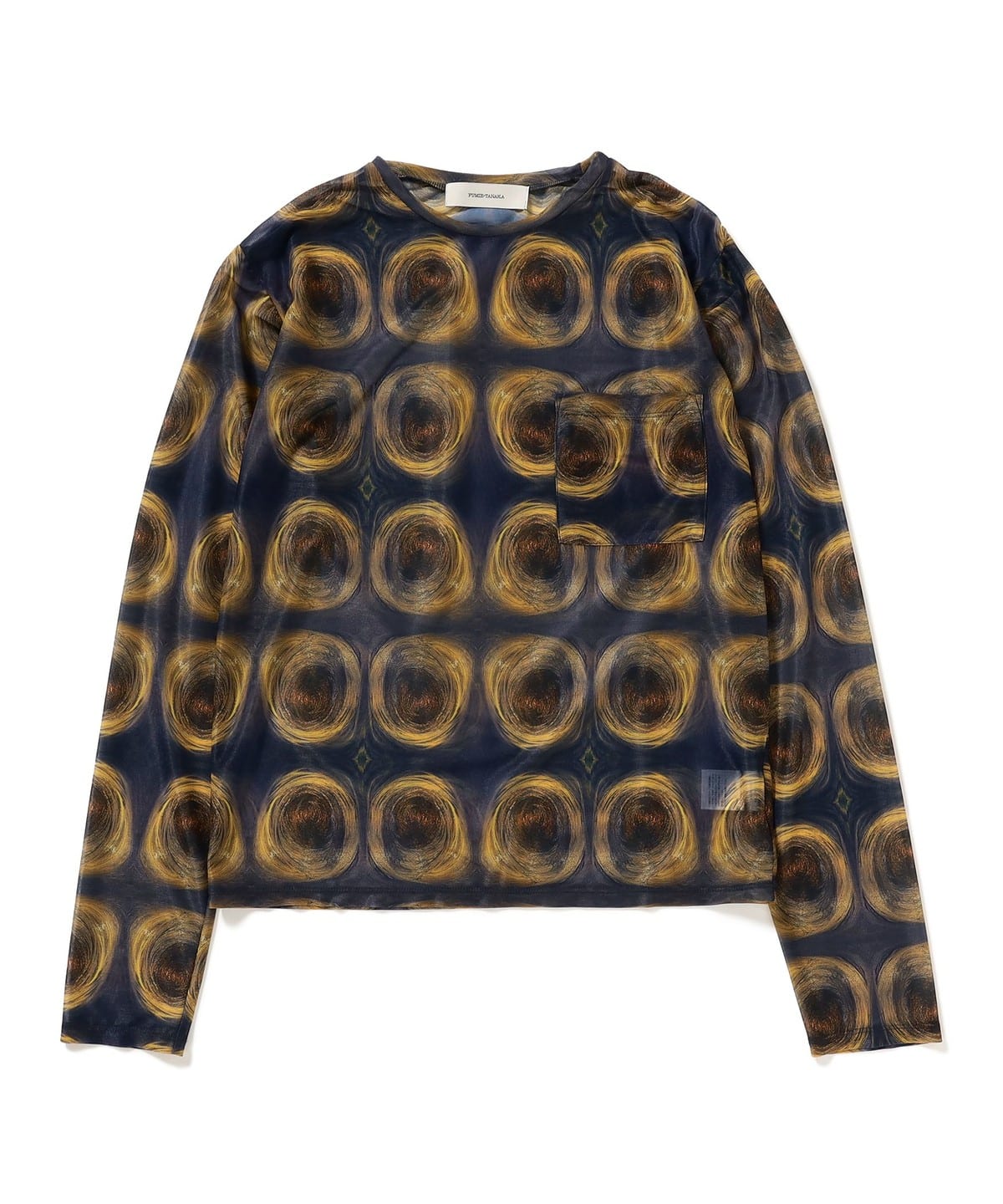 Ray BEAMS（レイ ビームス）FUMIE=TANAKA / Sheer Print Long T（T