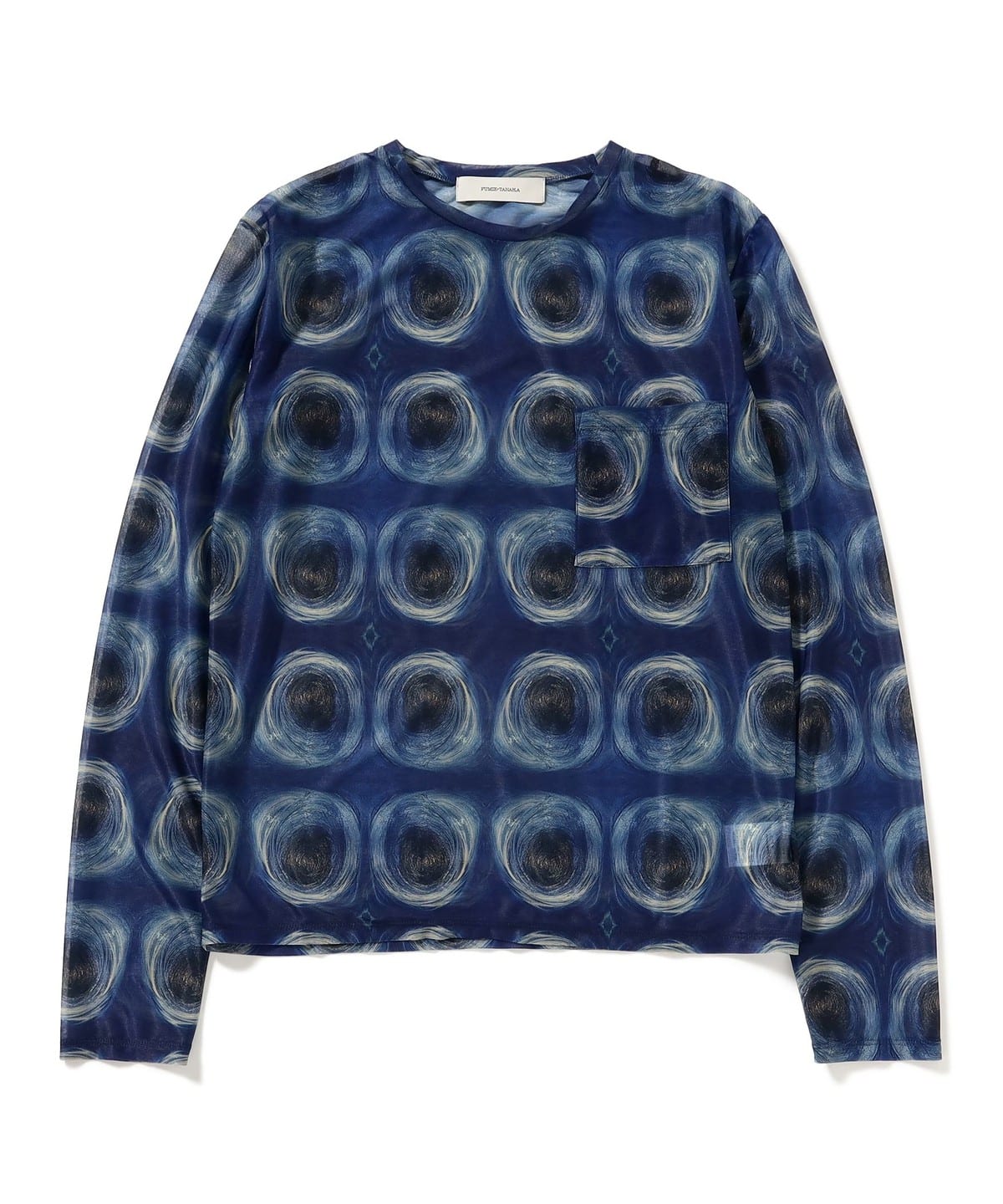 Ray BEAMS（レイ ビームス）FUMIE=TANAKA / Sheer Print Long T（T