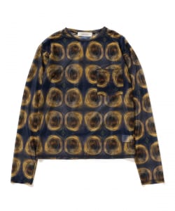FUMIE=TANAKA / Sheer Print Long T