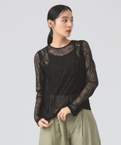 【+10%ポイントUP】レース テープ キリカエ Tシャツ