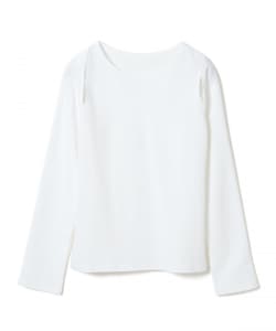 ショルダー オープン ロングスリーブ Tシャツ