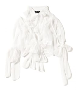 MIYAO / シアー リボン ブラウス