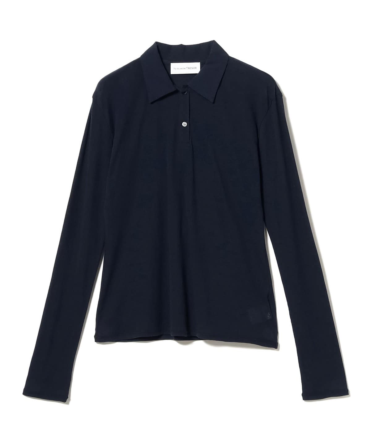 【新品】tuesmontresor Long-Sleeve Polo Shirt Ray BEAMS（レイ ビームス）Tu es mon Tresor / Long-Sleeve Polo