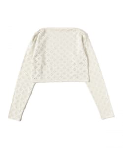 RhodolirioN / Two-Ways Spencer Basque Shirt - Cutwork