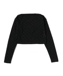 RhodolirioN / Two-Ways Spencer Basque Shirt - Cutwork