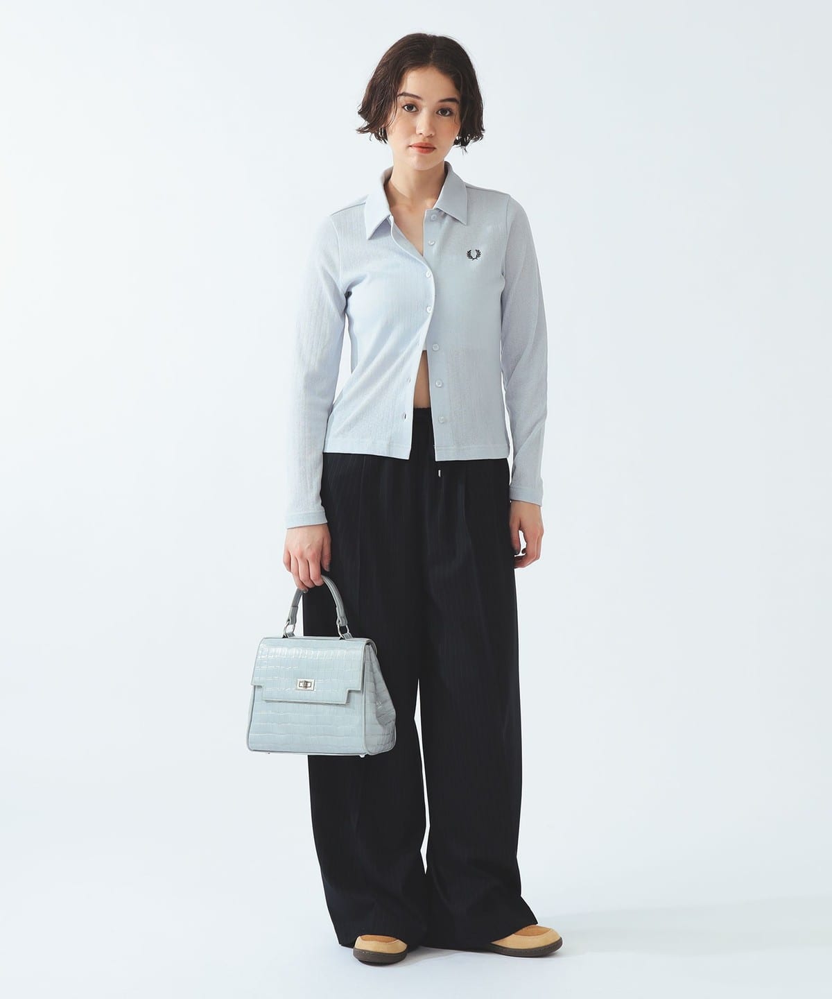 Ray BEAMS（レイ ビームス）【別注】FRED PERRY / ロングスリーブ