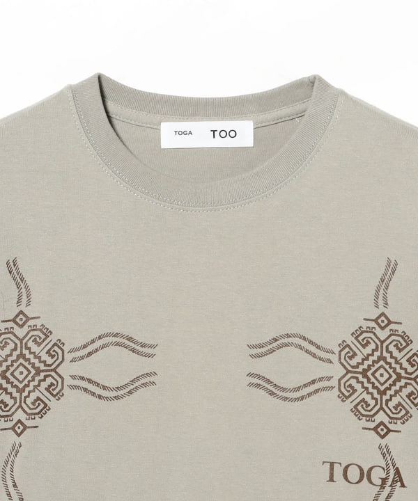 TOGA TOO / PRINT LONG SLEEVE T-SHIRT