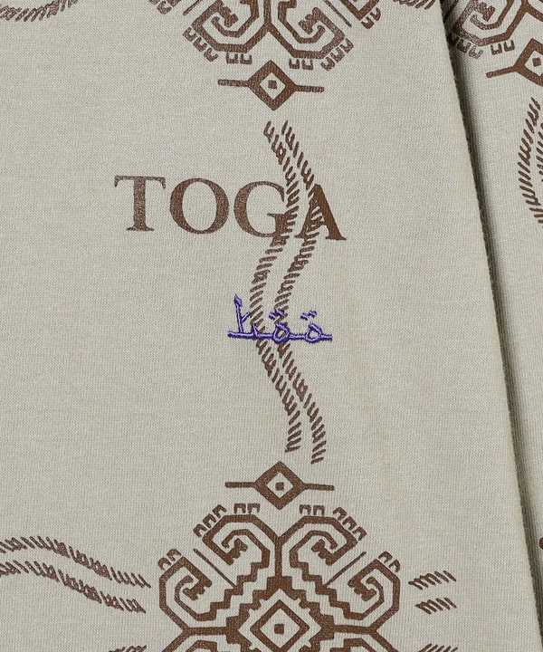 TOGA TOO / PRINT LONG SLEEVE T-SHIRT