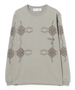 TOGA TOO / PRINT LONG SLEEVE T-SHIRT