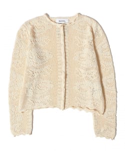 MUVEIL / Mesh Rose Cardigan