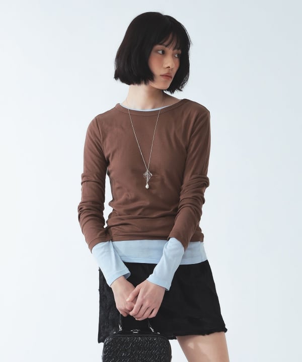 【別注】MILLER / 2パック Tシャツ Model：H177 B77 W59 H87　Size：（画像の商品はサンプル用サイズのため実際のサイズ感と異なります）