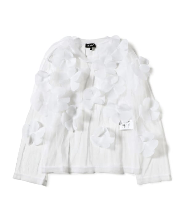 MIYAO / Tulle Flower Long sleeve