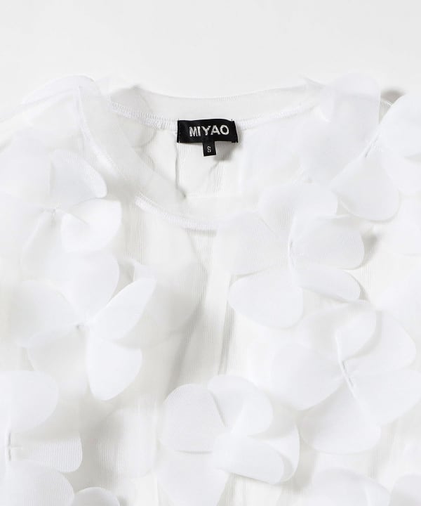 MIYAO / Tulle Flower Long sleeve