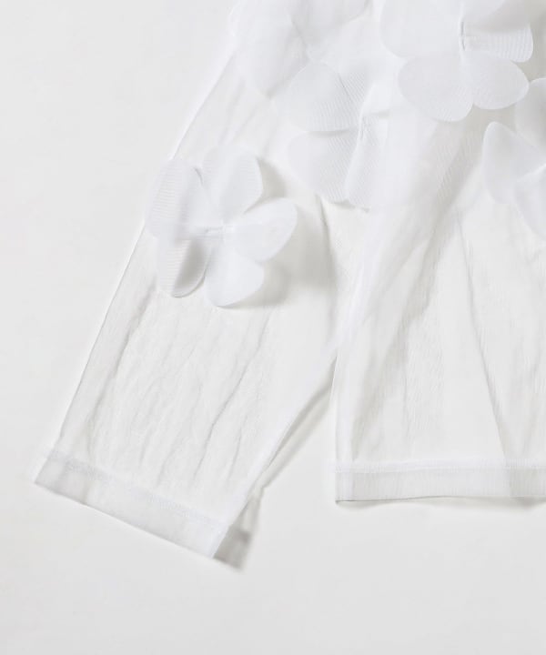 MIYAO / Tulle Flower Long sleeve
