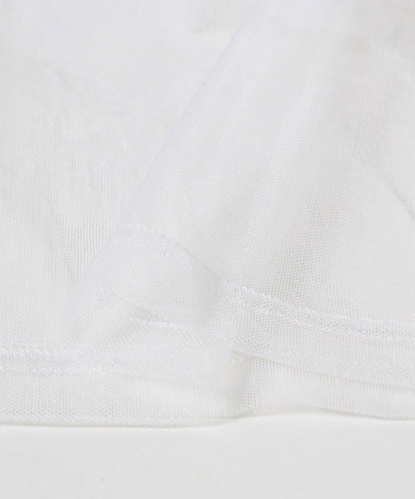 MIYAO / Tulle Flower Long sleeve