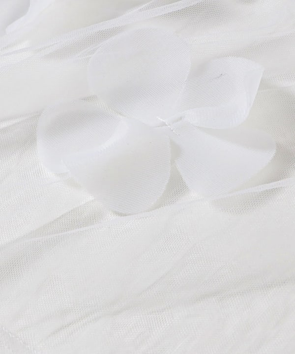 MIYAO / Tulle Flower Long sleeve
