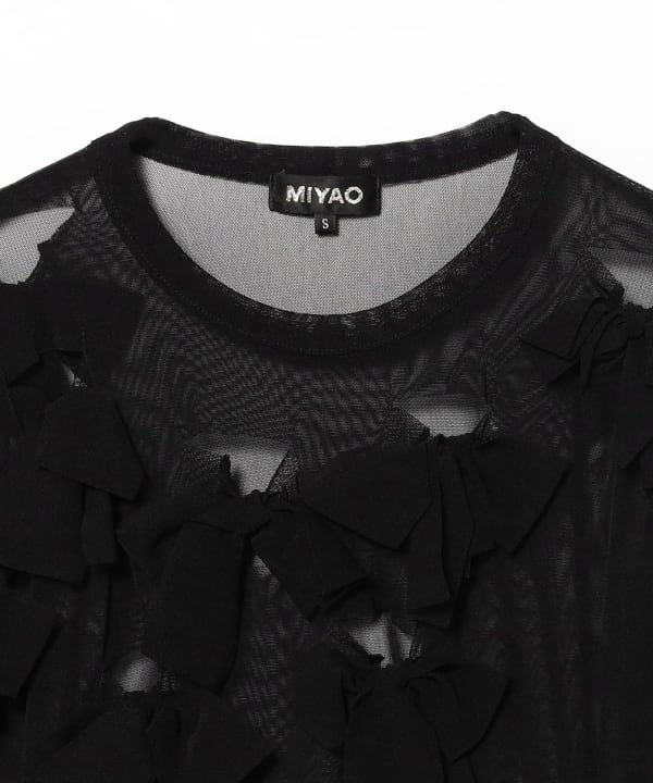 MIYAO / Tulle Ribbon Long Sleeve