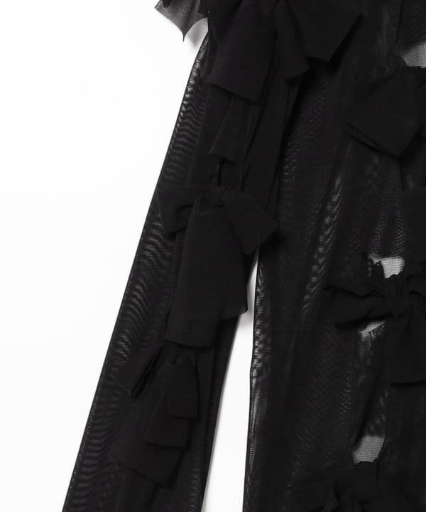 MIYAO / Tulle Ribbon Long Sleeve