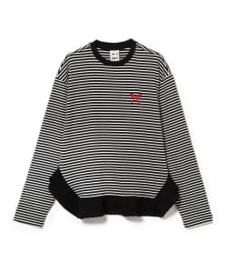 P.A.M. / STRIPE RUFFL LONGSLEEVE T-SHIRT