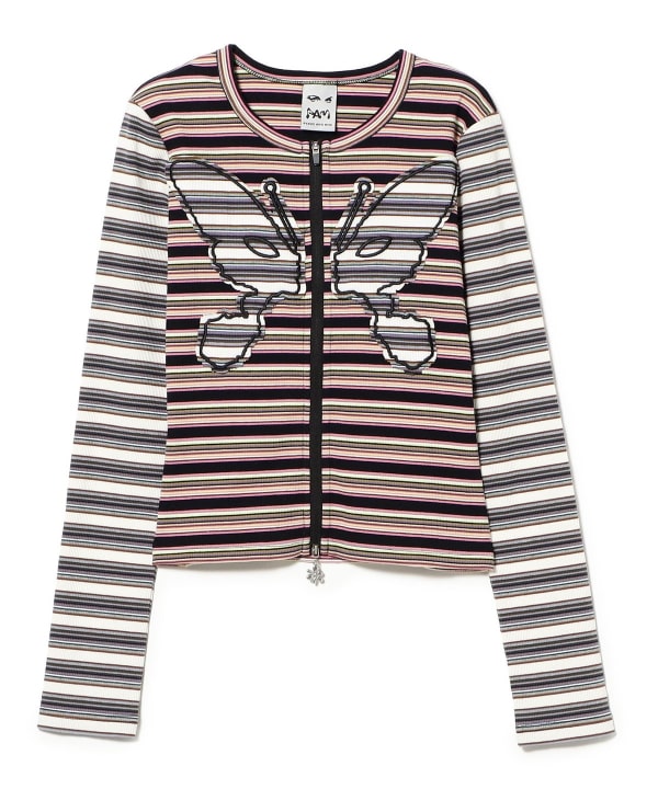 P.A.M. / STRIPE CARDIGAN