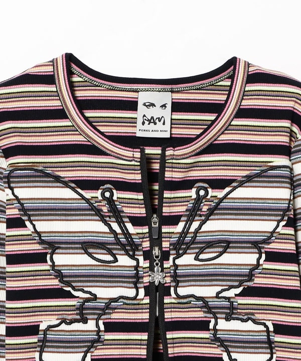 P.A.M. / STRIPE CARDIGAN
