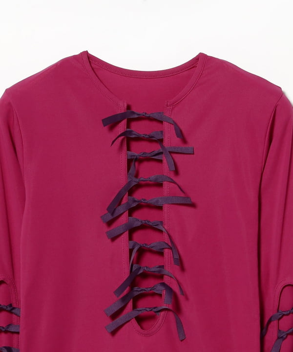 FUMIE＝TANAKA / Ribbon Long T-shirt 26FW