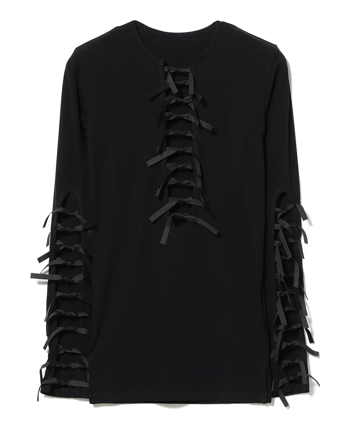 Ray BEAMS（レイ ビームス）FUMIE＝TANAKA / Ribbon Long T-shirt 26FW