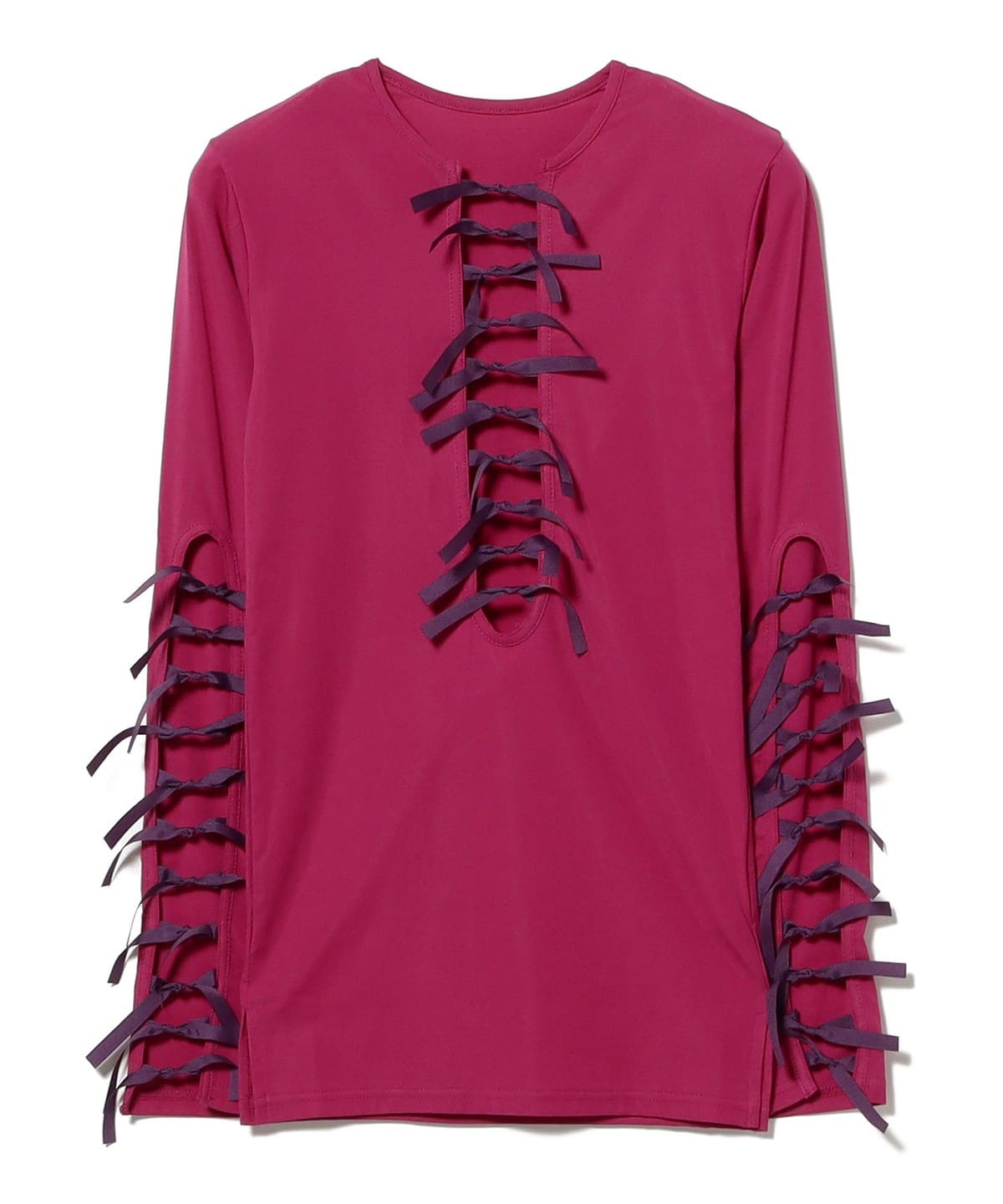 Ray BEAMS（レイ ビームス）FUMIE＝TANAKA / Ribbon Long T-shirt 26FW