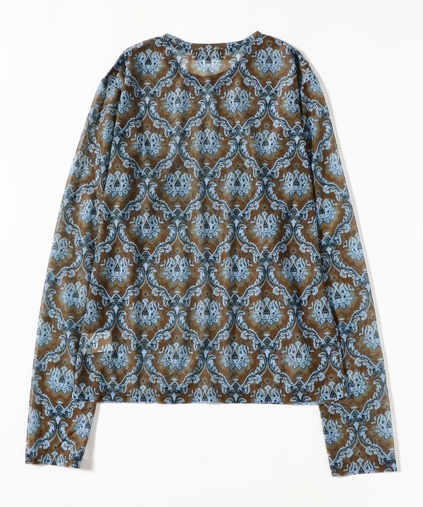 FUMIE=TANAKA / Sheer Print Long Tee