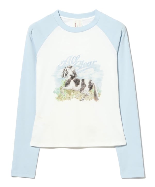 YUHAN WANG / Raglan Long Sleeve T-Shirt
