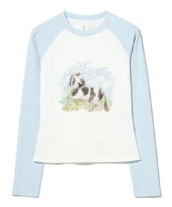 YUHAN WANG / Raglan Long Sleeve T-Shirt