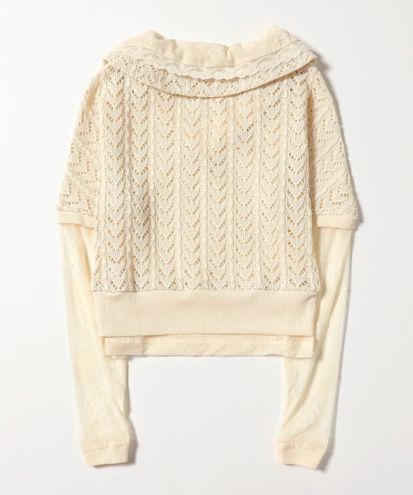 YUHAN WANG / Layered Lace Top