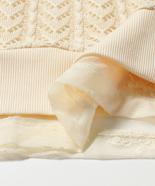 YUHAN WANG / Layered Lace Top