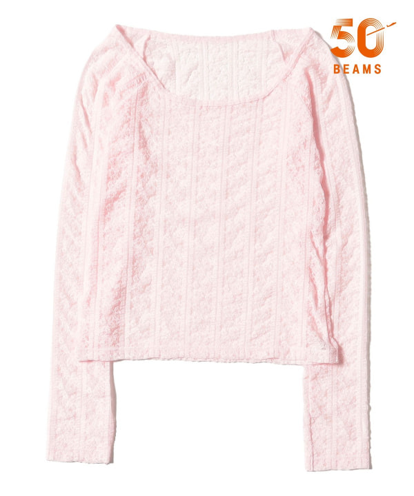 【別注】cooomy. / Lace Long Sleeve T-shirt