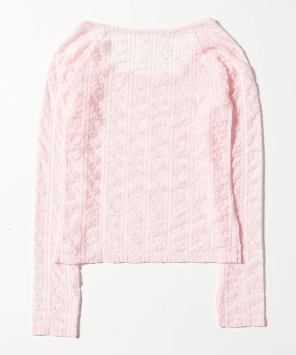 【別注】cooomy. / Lace Long Sleeve T-shirt
