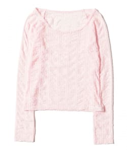 【別注】cooomy. / Lace Long Sleeve T-shirt