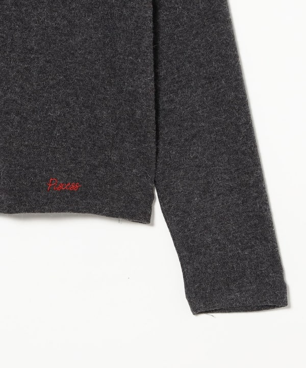 PISCESS / Button Up Slim Fit Hoodie