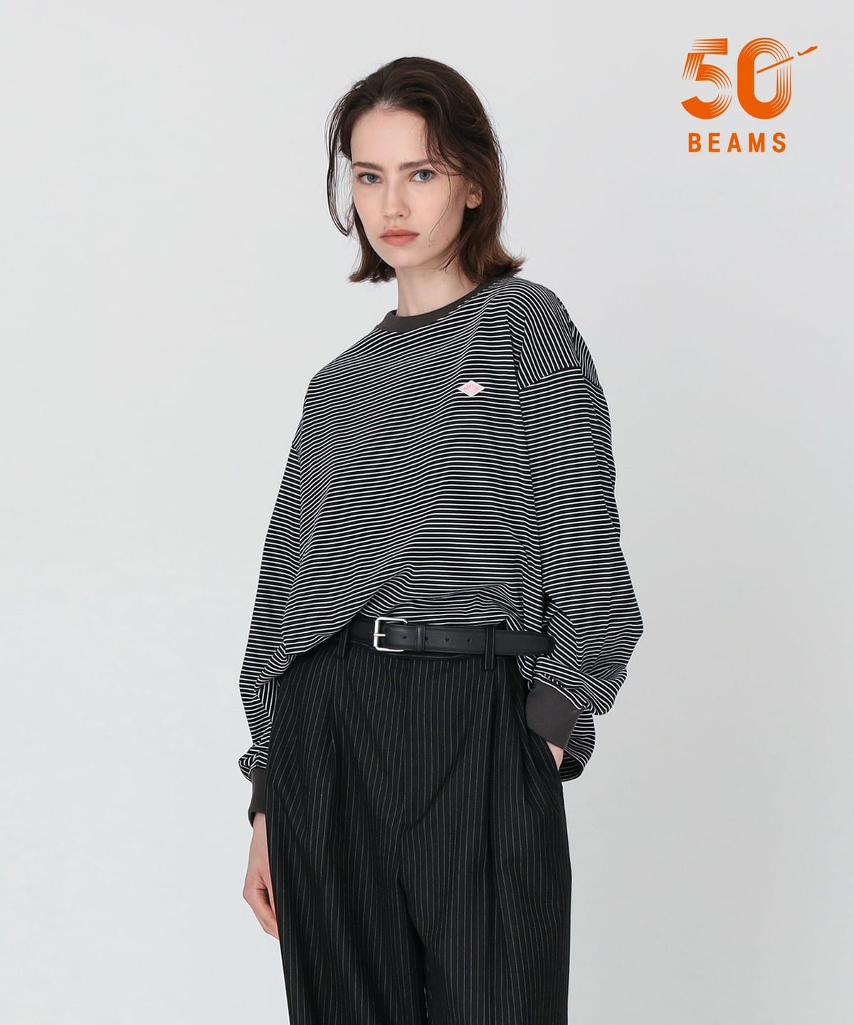 haruharu 　DANTON BEAMS別注　未使用に近い　ロング BEAMS SELECTION for WOMEN（ビームス セレクション for ウィメン