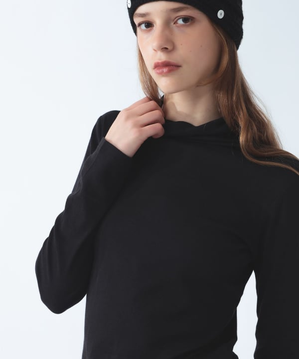 フライス タートル ネック Tシャツ