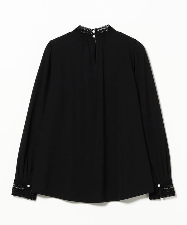 MUVEIL / レース ネック カットソー