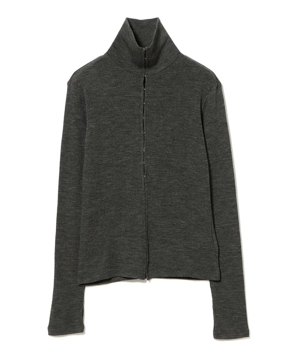 JOHN LAWRENCE SULLIVAN / WOOL JERSEY HI NECK TOP