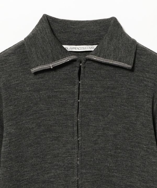 JOHN LAWRENCE SULLIVAN / WOOL JERSEY HI NECK TOP