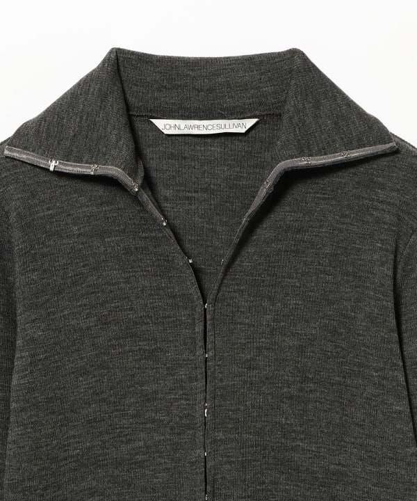 JOHN LAWRENCE SULLIVAN / WOOL JERSEY HI NECK TOP