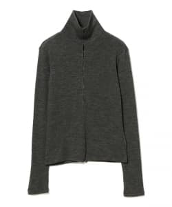JOHN LAWRENCE SULLIVAN / WOOL JERSEY HI NECK TOP