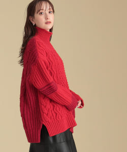 BOUSSOLE × Ray BEAMS / 別注 アラン タートル ニット