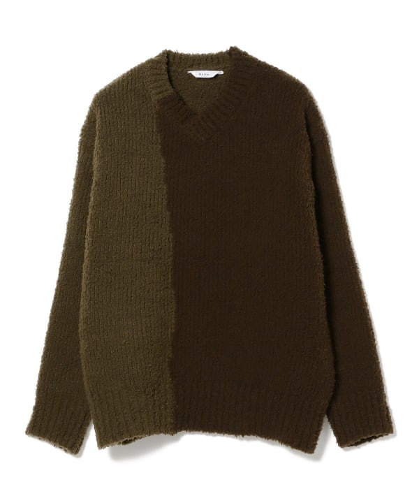 Ray BEAMS (Ray BEAMS) 〇 [Special order] Name. / V-neck knit (tops,  knitwear, sweaters) for sale | BEAMS