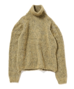 ▲○08sircus / メランジ タック ハイネックニット