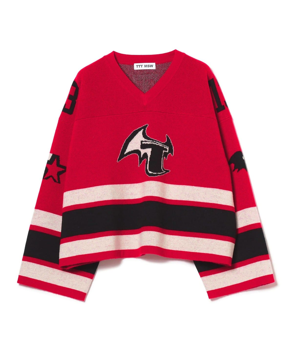 Ray BEAMS（レイ ビームス）○TTTMSW / Hockey Knit Game Shirts 