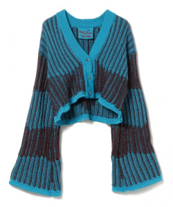 ○Nadia Wire / Wavy Wool Cardigan